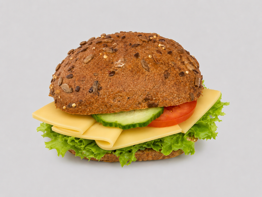 Belegtes Mehrkorn mit Schnick Schnack