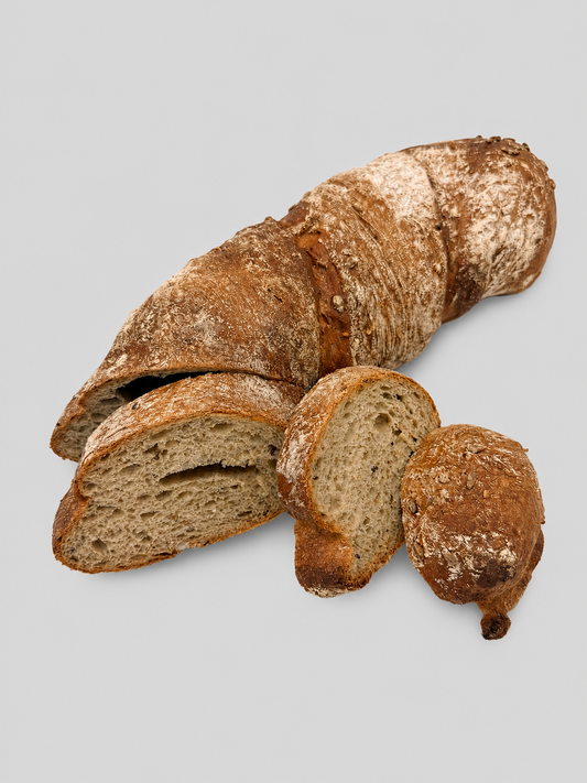 Bergwurzelbrot mit schweizer Ruchmehl