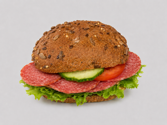 Belegtes Mehrkorn mit Schnick Schnack