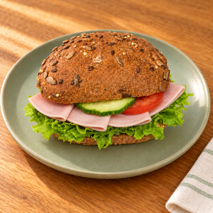 Tismes · belegtes-mehrkorn-mit-schnick-schnack · gek. Schinken