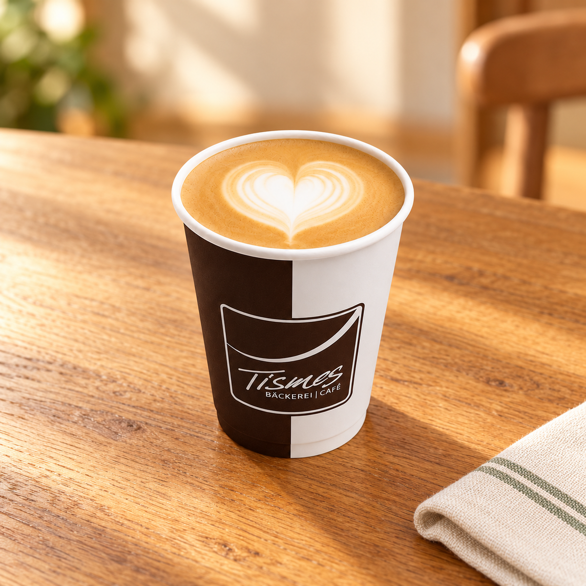 Caffè Latte to go – Tismes Produktaufnahme, Ansicht 2