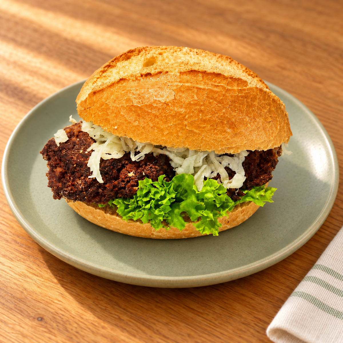 Frikadellenbrötchen mit Kraut – Tismes Produktaufnahme, Ansicht 1