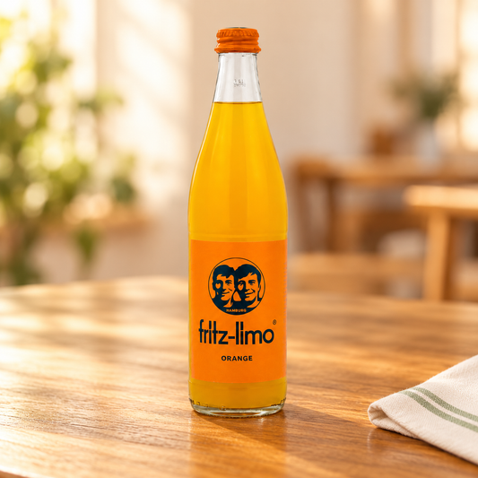Fritz Limo Orange 0,5l – Tismes Produktaufnahme, Ansicht 1